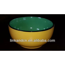 KC-00575 bol en porcelaine en couleur unie